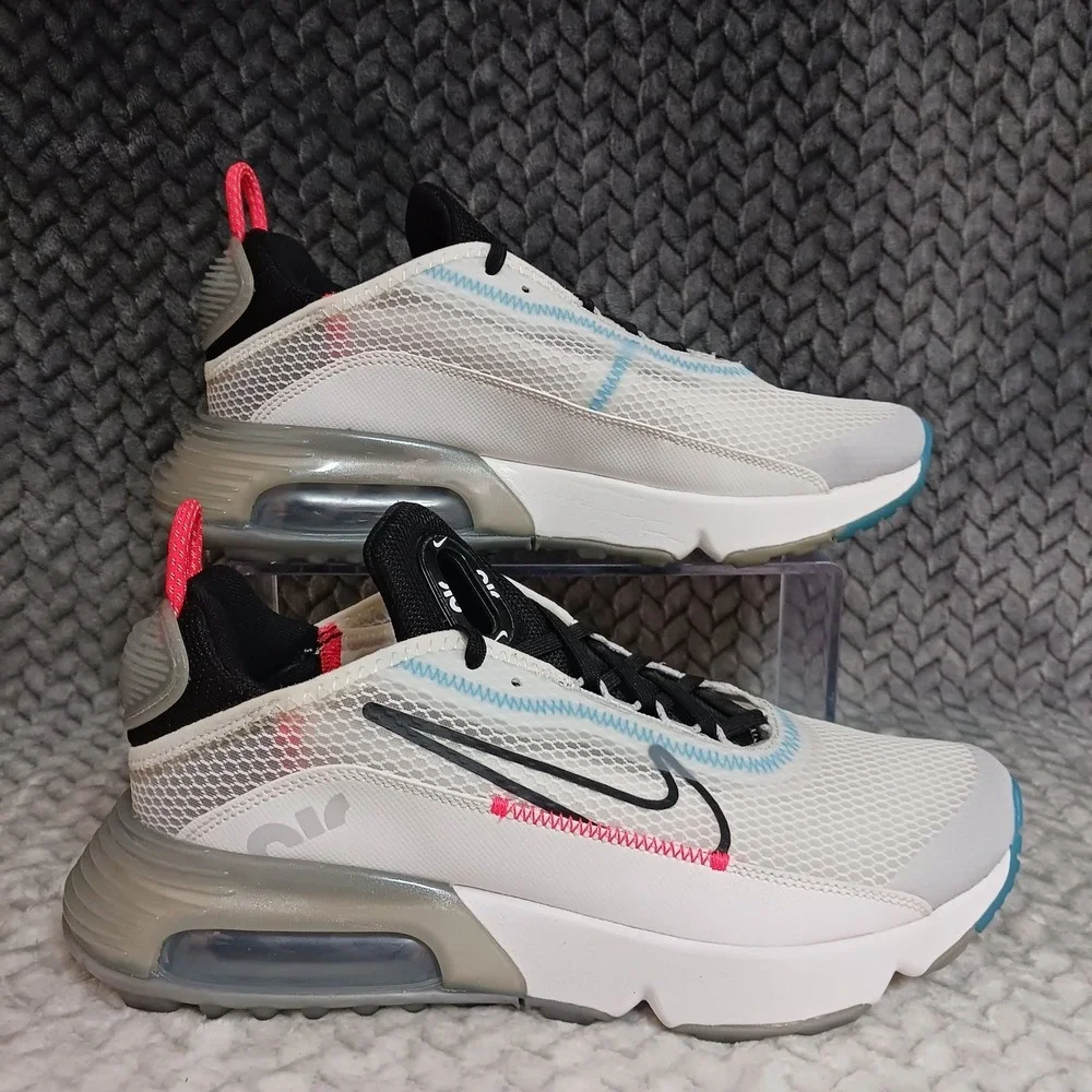 Nike Air Max 2090 Pure Platinum GS Walking Running Shoes Size 6Y Women's 7.5
